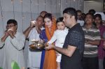 Bhushan Kumar, Divya Khosla Kumar at T-series ganpati Visarjan in Andheri, Mumbai on 30th Sept 2012 (42).JPG
